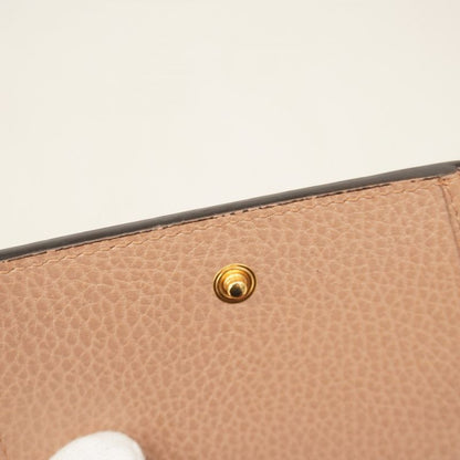 Gucci Wallet GG Marmont/gg Supreme 598587 PVC Leather Brown Chien Pan Gold