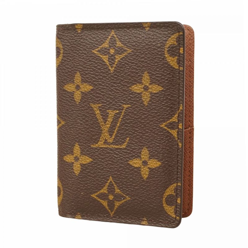 Louis Vuitton Card Case Monogram Organizer De Poche M61732 Brown Men Women