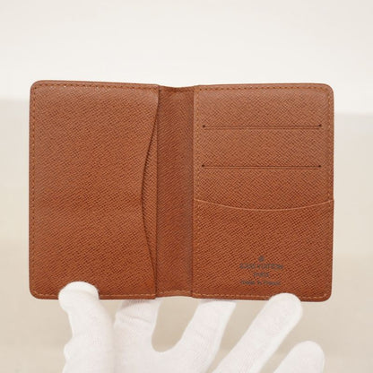 Louis Vuitton Card Case Monogram Organizer De Poche M61732 Brown Men Women