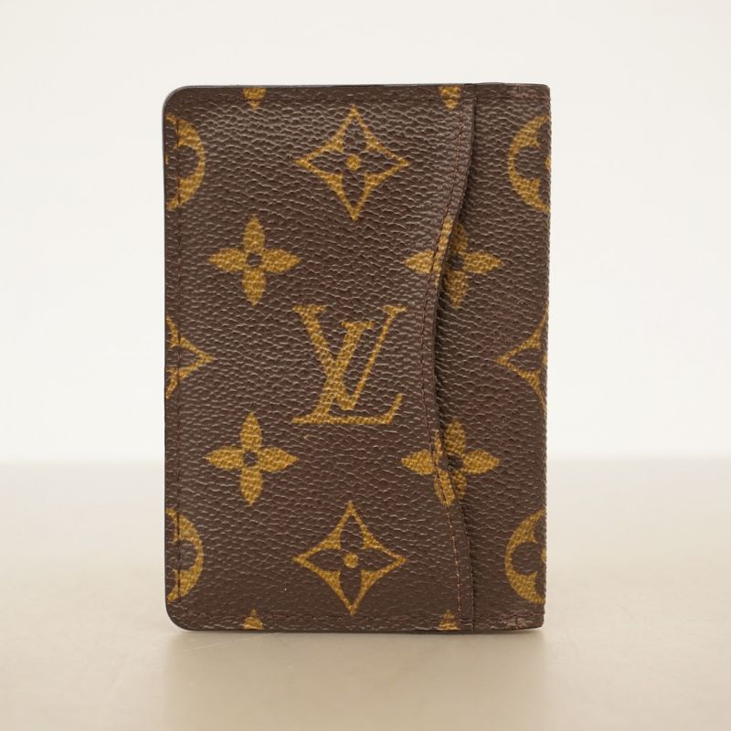 Louis Vuitton Card Case Monogram Organizer De Poche M61732 Brown Men Women