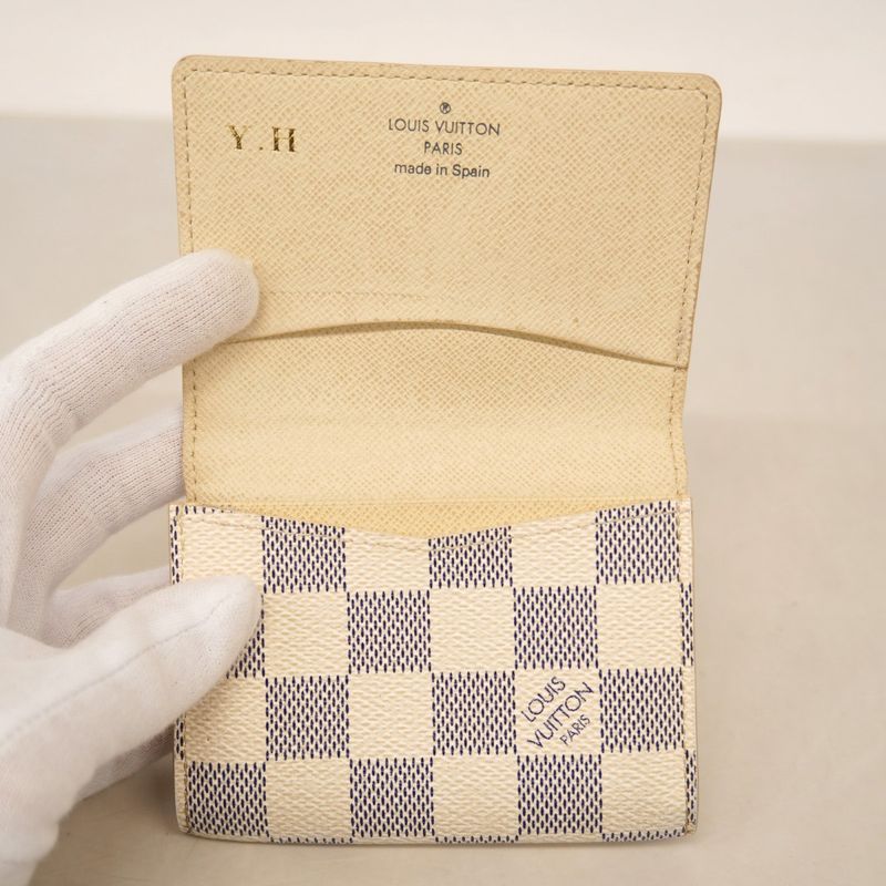Louis Vuitton Business Card Holder Damier Azure Enveloppe Carte De Visite