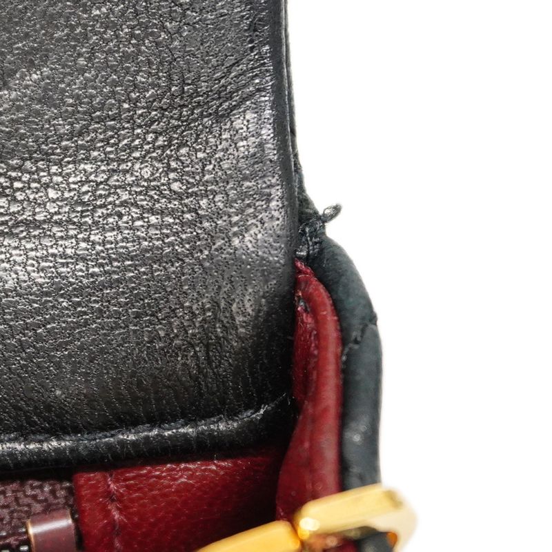 Chanel Shoulder Bag Mini Matelasse Lambskin Black Gold Hardware Women