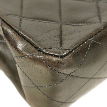 Chanel Shoulder Bag Matelasse Lambskin Black Gold Hardware Women