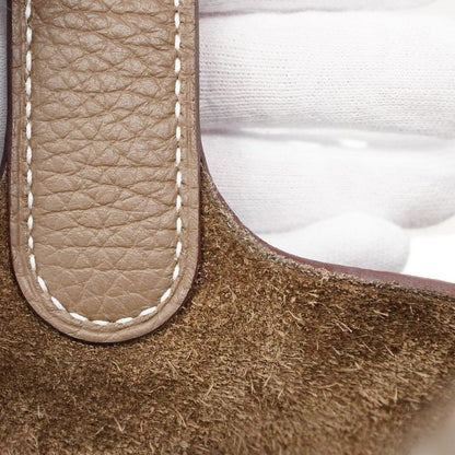 Hermes Handbag Picotin Lock PM Taurillon Cles Mance Etoupe Gold Hardware B