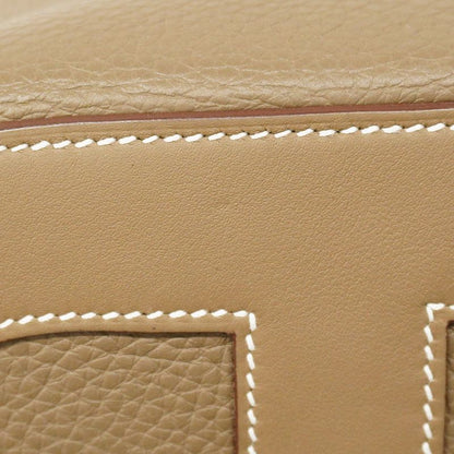 Hermes Handbag In The Loop 23 Taurillon Cles Mance Etoupe Silver Hardware W