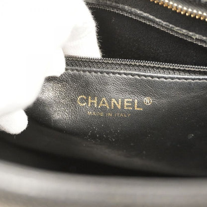 Chanel Tote Bag Revival Tote Caviar Skin Black Gold Hardware Women's