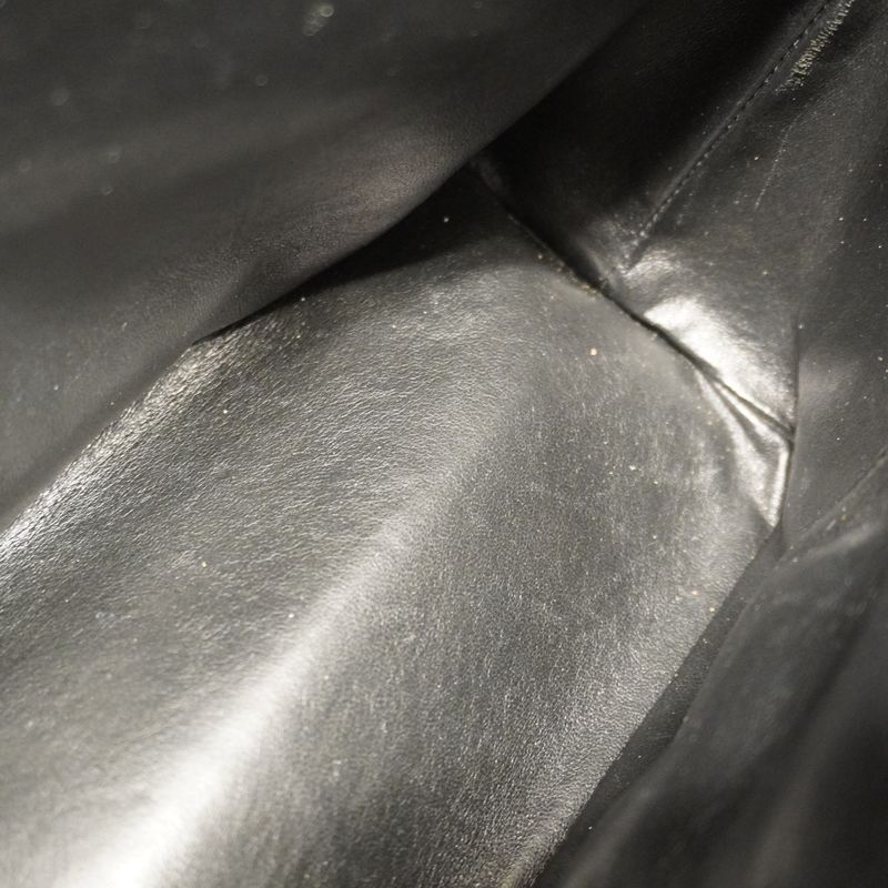 Chanel Tote Bag Revival Tote Caviar Skin Black Gold Hardware Women's