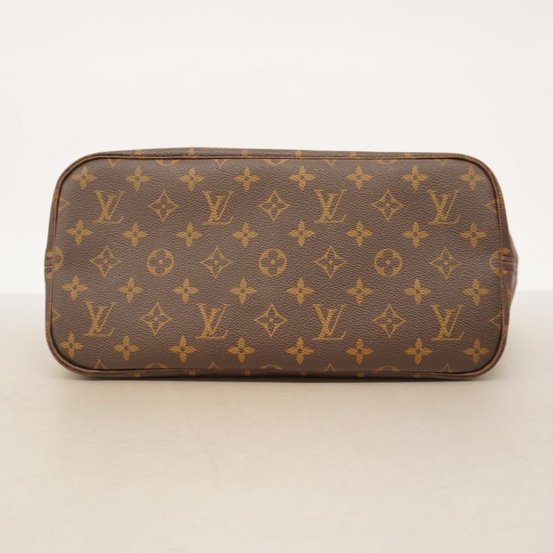 Louis Vuitton Tote Bag Monogram Neverfull MM M40156 Brown Ladies