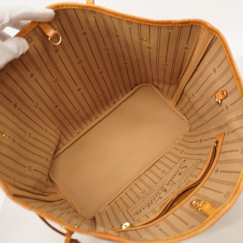 Louis Vuitton Tote Bag Monogram Neverfull MM M40156 Brown Ladies