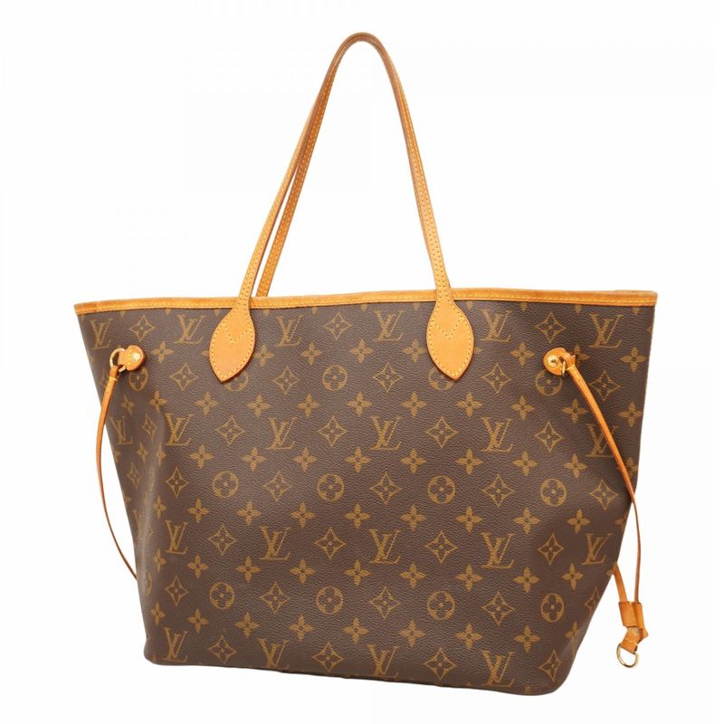 Louis Vuitton Tote Bag Monogram Neverfull MM M40156 Brown Ladies