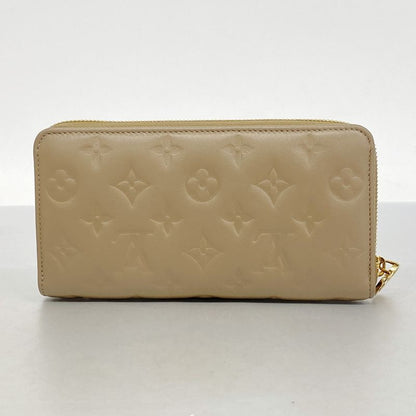 Louis Vuitton Long Wallet Monogram Embossed Zippy Wallet M81511 Taupe Ladies