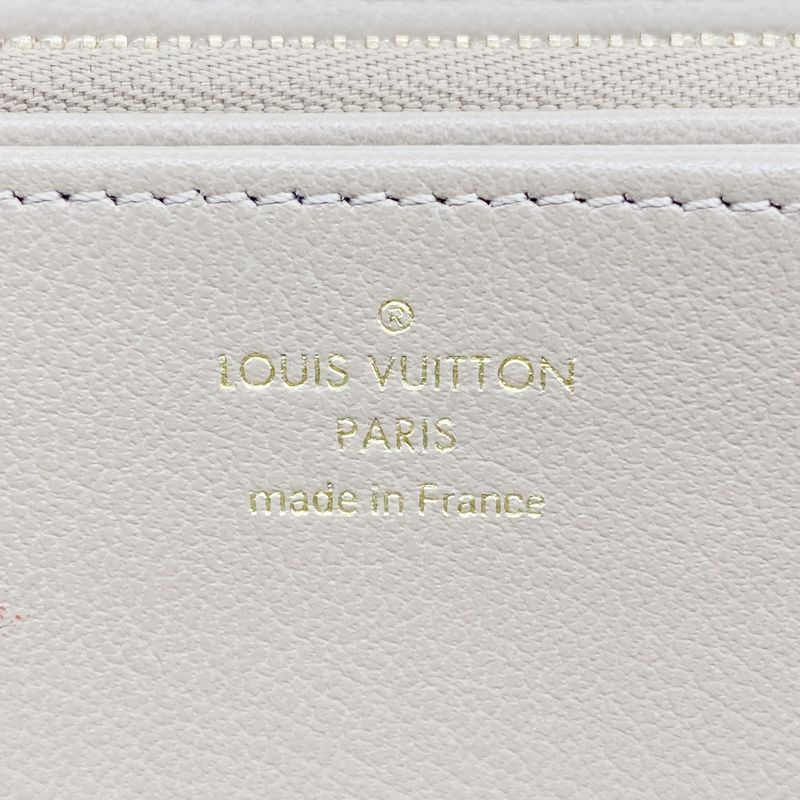 Louis Vuitton Long Wallet Monogram Embossed Zippy Wallet M81511 Taupe Ladies