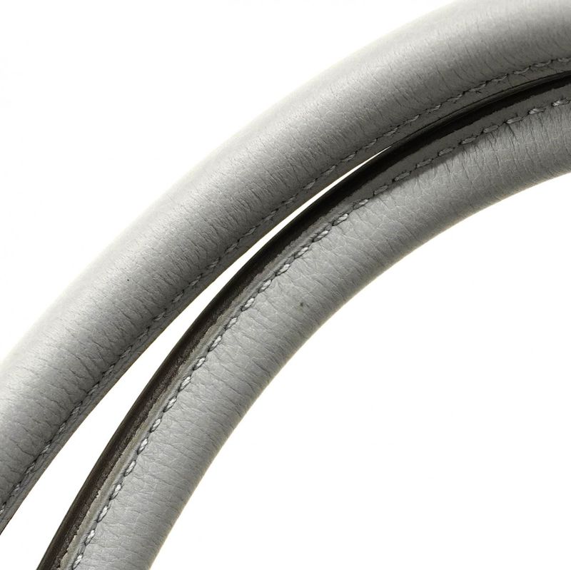 Hermes Handbag Birkin 35 Togo Gripan Tan Silver Hardware K Engraved Ladies