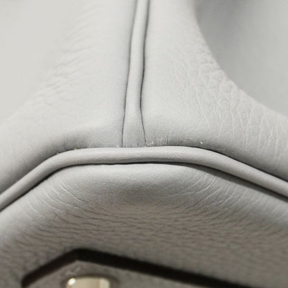 Hermes Handbag Birkin 35 Togo Gripan Tan Silver Hardware K Engraved Ladies