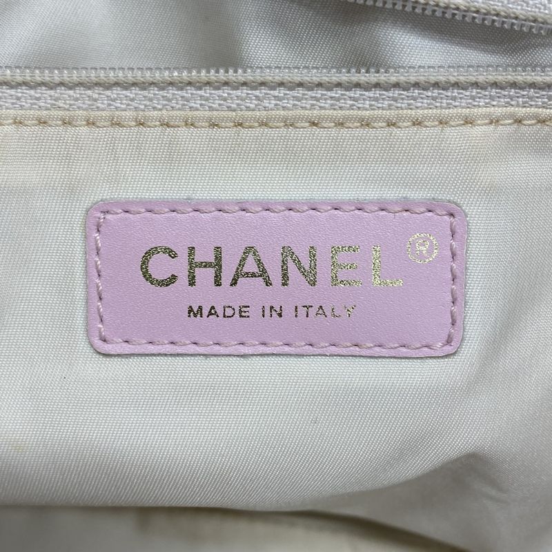 Chanel Tote New Travel Nylon Pink Gold Hardware Women's