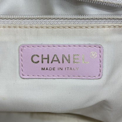 Chanel Tote New Travel Nylon Pink Gold Hardware Women's