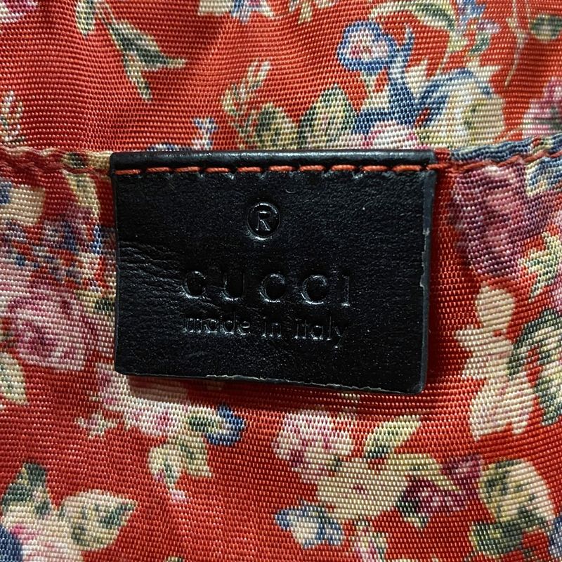 Gucci Shoulder Bag GG Marmont Sherry Line Quilted 541051 Leather Black Gold