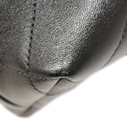 Chanel Handbag Métiers D'art Suede Calf Beige Black Gold Hardware 2way Bag