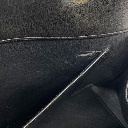 Chanel Tote Bag Matelasse Chain Patent Leather Black Gold Hardware Women's