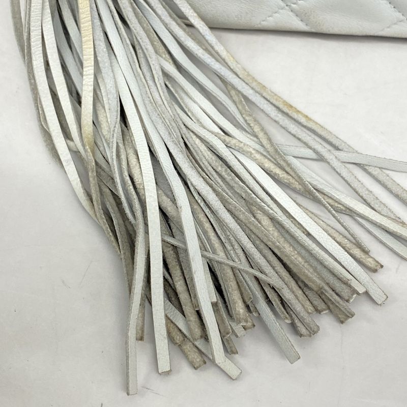 Chanel Shoulder Bag Matelasse Lambskin Sky Blue Gold Hardware Women