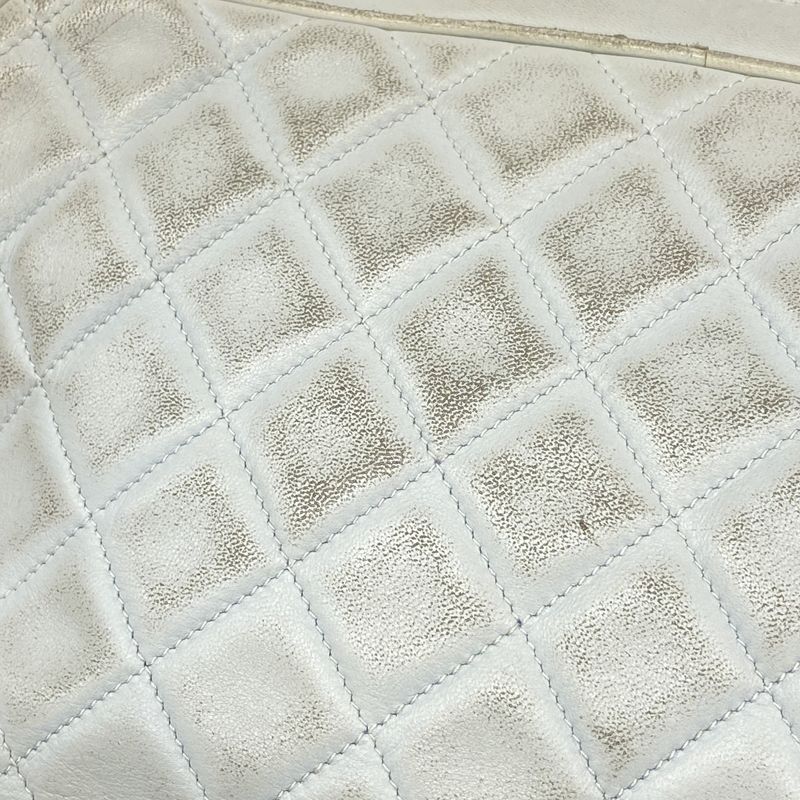 Chanel Shoulder Bag Matelasse Lambskin Sky Blue Gold Hardware Women