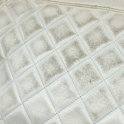 Chanel Shoulder Bag Matelasse Lambskin Sky Blue Gold Hardware Women