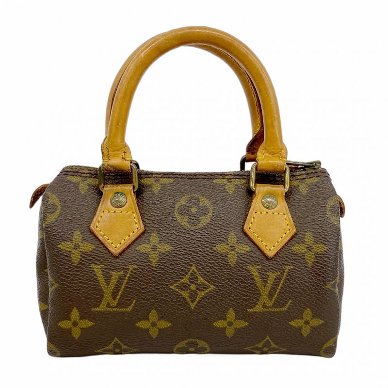 Louis Vuitton Handbag Monogram Mini Speedy M41534 Brown Ladies