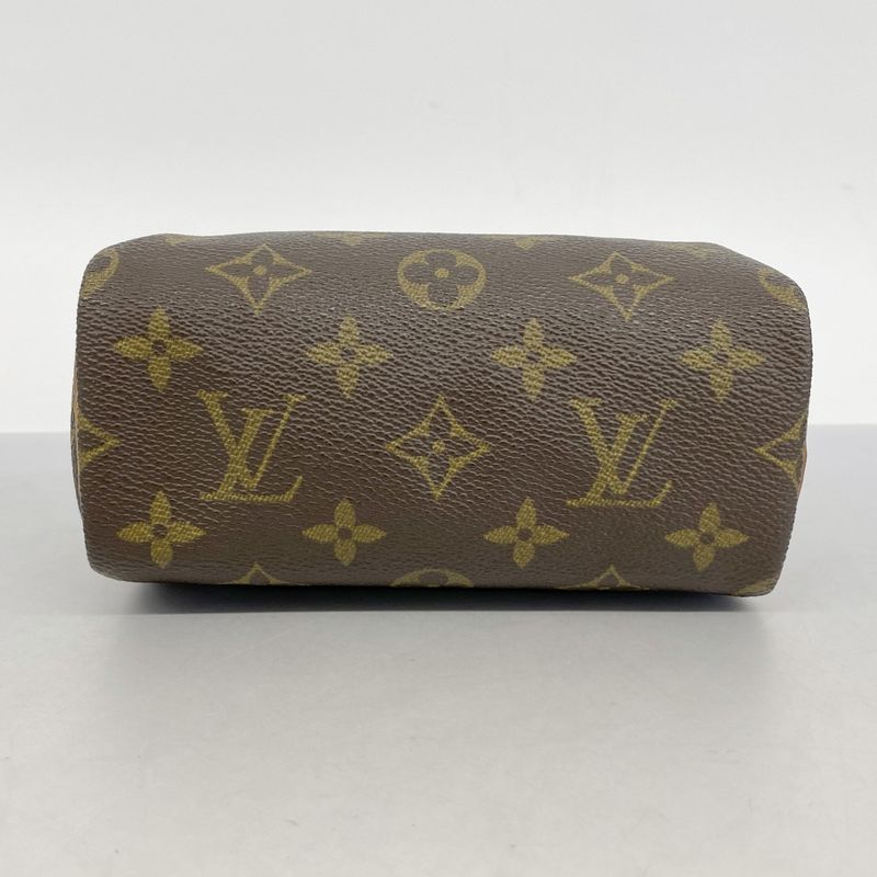 Louis Vuitton Handbag Monogram Mini Speedy M41534 Brown Ladies