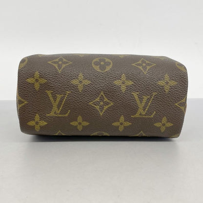 Louis Vuitton Handbag Monogram Mini Speedy M41534 Brown Ladies