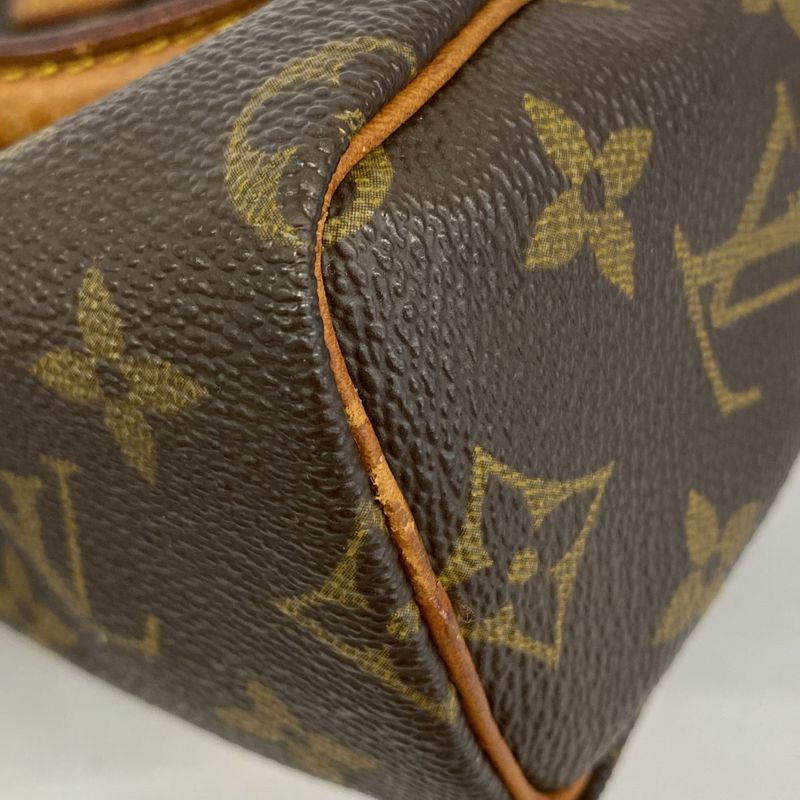 Louis Vuitton Handbag Monogram Mini Speedy M41534 Brown Ladies