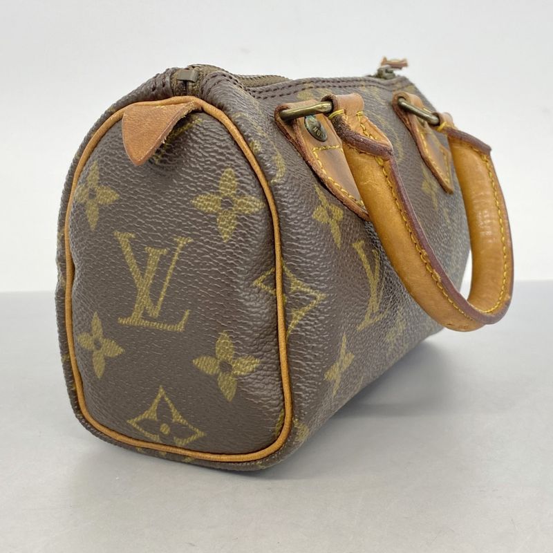 Louis Vuitton Handbag Monogram Mini Speedy M41534 Brown Ladies