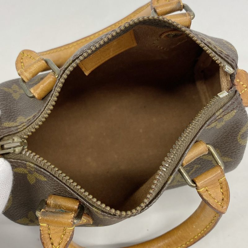 Louis Vuitton Handbag Monogram Mini Speedy M41534 Brown Ladies