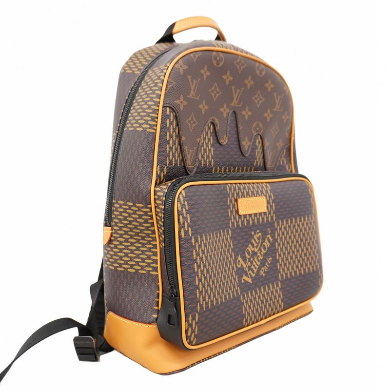 Louis Vuitton Backpack Daypack Damier Giant/nigo N40380 Ebène Men's