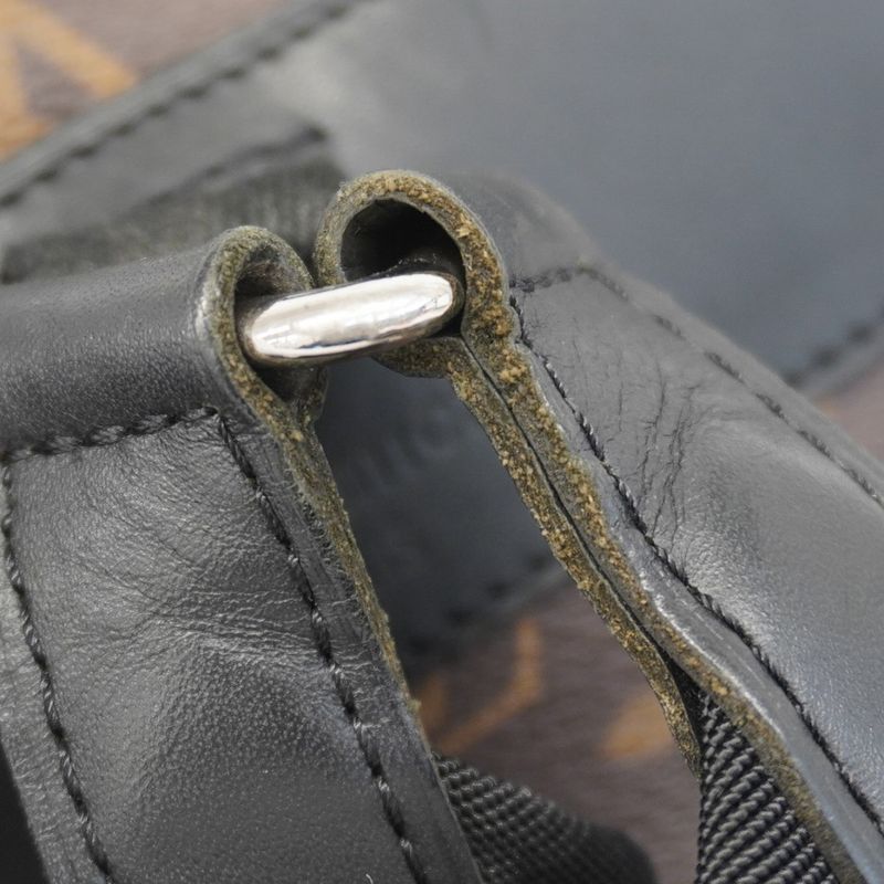 Louis Vuitton Monogram Macassar Christopher MM M43735 Brown Black Men's