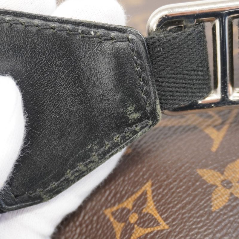 Louis Vuitton Monogram Macassar Christopher MM M43735 Brown Black Men's