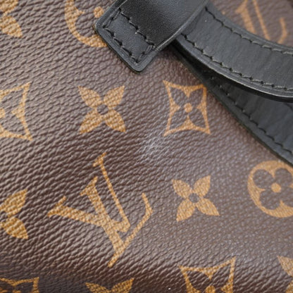Louis Vuitton Monogram Macassar Christopher MM M43735 Brown Black Men's