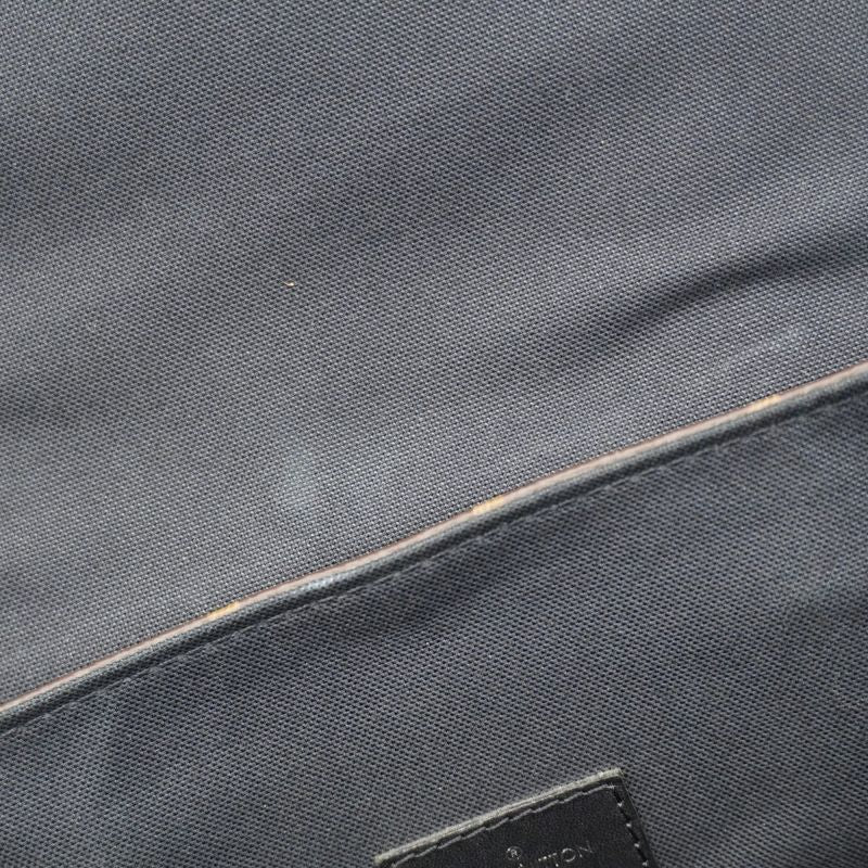 Louis Vuitton Monogram Macassar Christopher MM M43735 Brown Black Men's