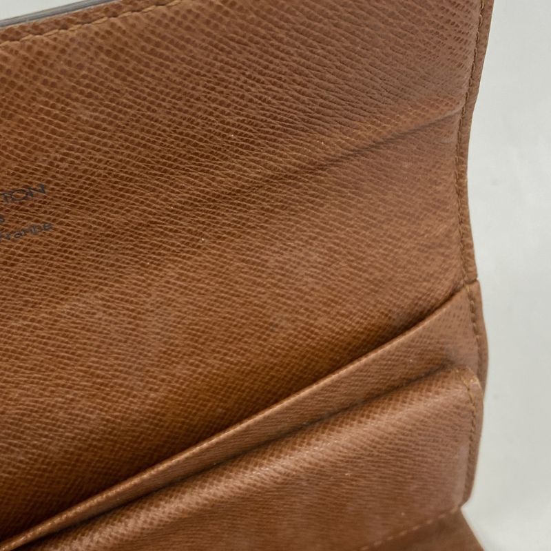 Louis Vuitton Trifold Wallet Monogram Porte-tresor Etui Papier M61202 Brown