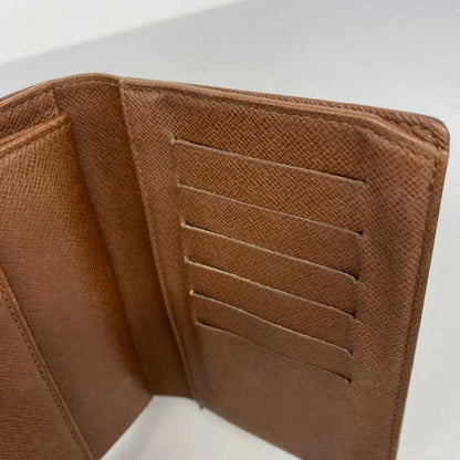 Louis Vuitton Trifold Wallet Monogram Porte-tresor Etui Papier M61202 Brown