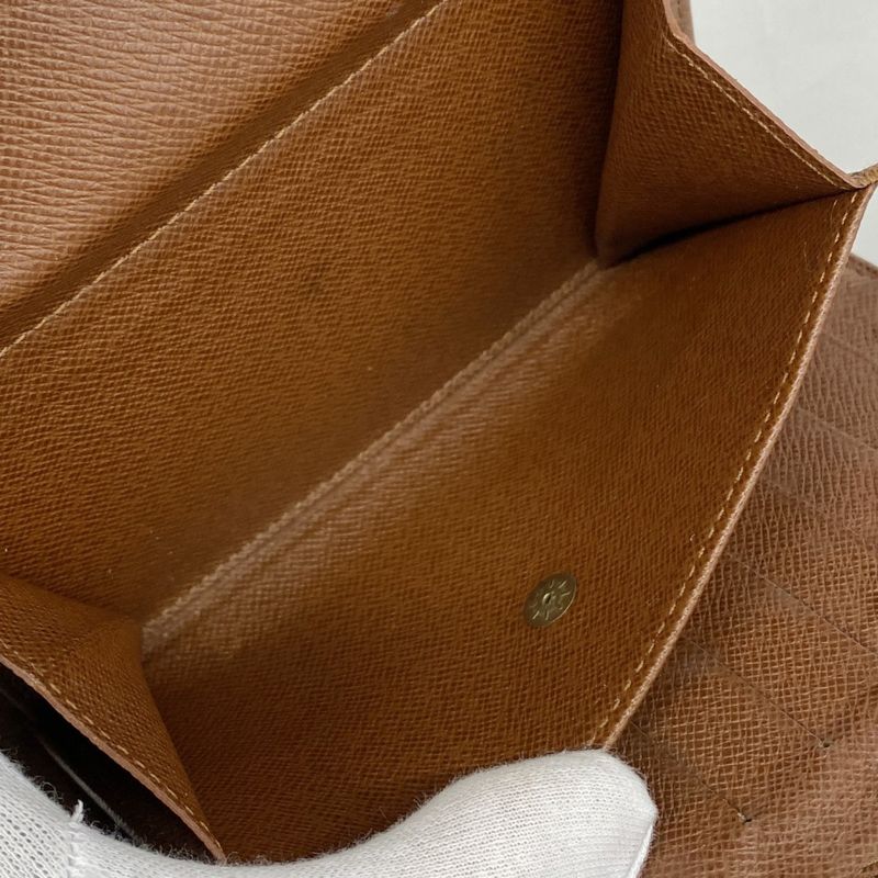 Louis Vuitton Trifold Wallet Monogram Porte-tresor Etui Papier M61202 Brown