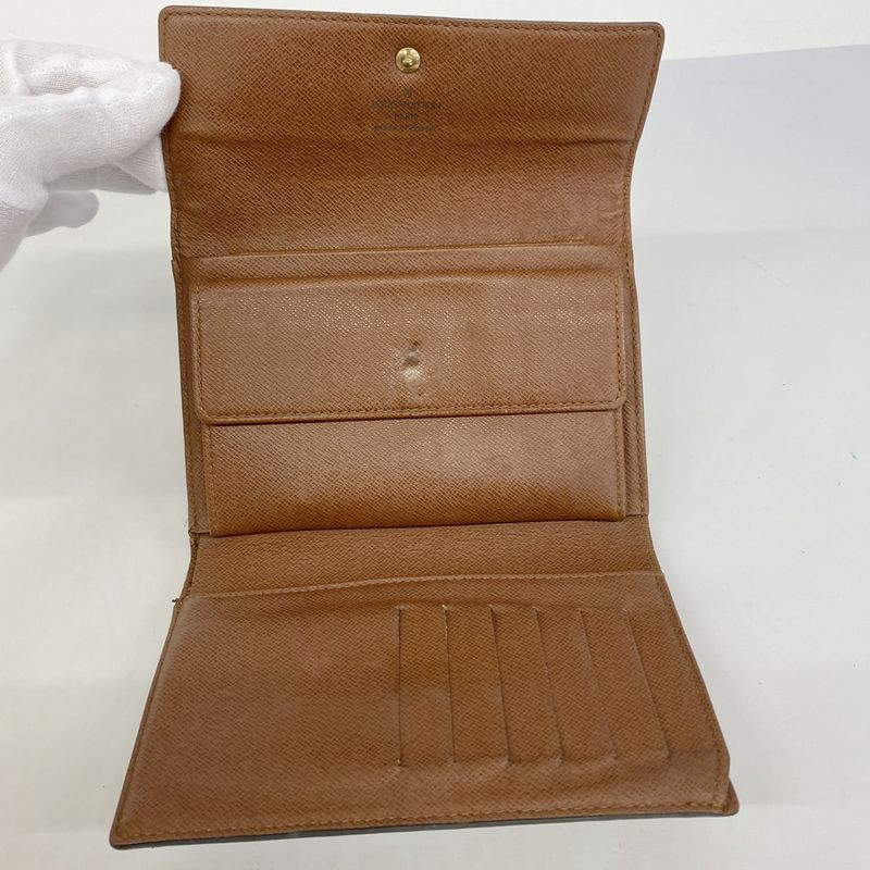 Louis Vuitton Trifold Wallet Monogram Porte-tresor Etui Papier M61202 Brown