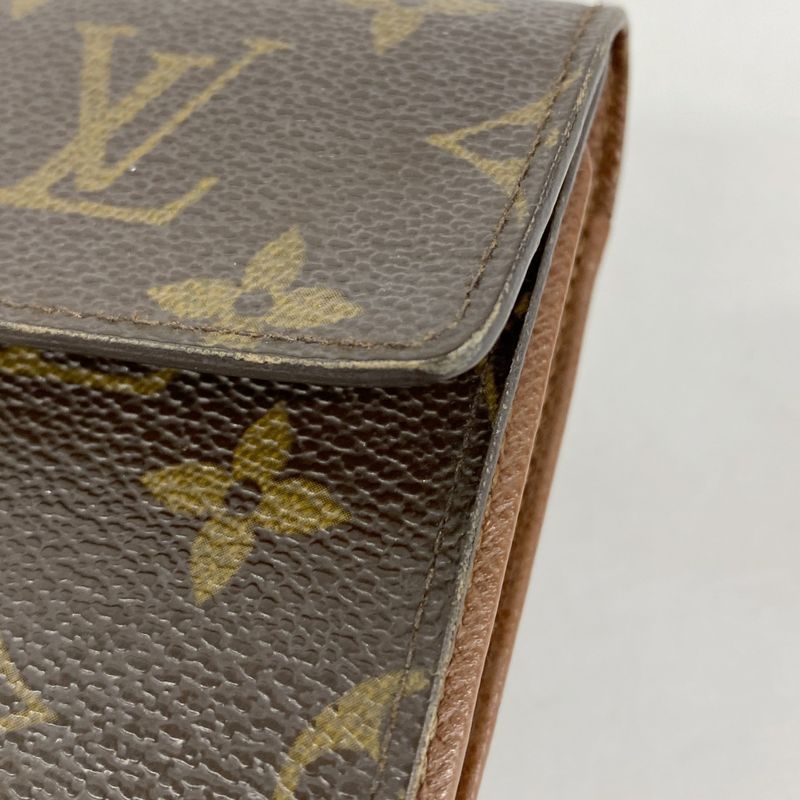 Louis Vuitton Trifold Wallet Monogram Porte-tresor Etui Papier M61202 Brown