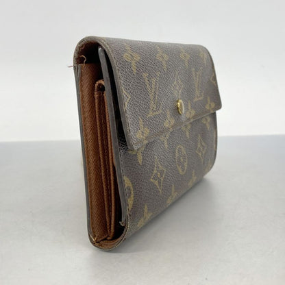 Louis Vuitton Trifold Wallet Monogram Porte-tresor Etui Papier M61202 Brown