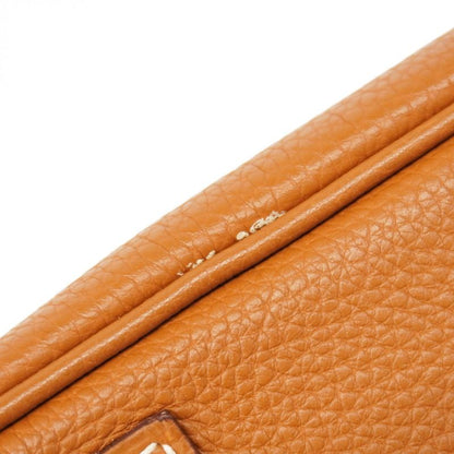 Hermes Handbag Birkin 30 Togo Gold Silver Hardware □H Engraved Ladies