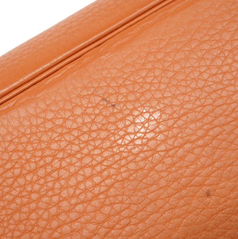 Hermes Handbag Birkin 35 Barenia Faubourg Fauve Gold Hardware □I Engraved Ladies