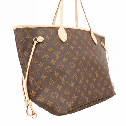 Louis Vuitton Tote Bag Monogram Neverfull MM M46975 Brown Rose Beige Women's