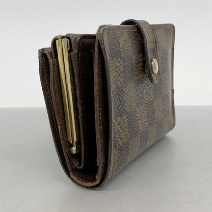 Louis Vuitton Wallet Damier Portefeuille Viennois N61674 Ebène Ladies
