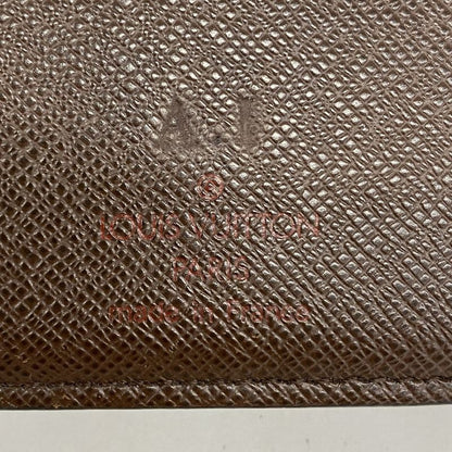 Louis Vuitton Wallet Damier Portefeuille Viennois N61674 Ebène Ladies