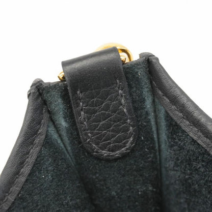 Hermes Shoulder Bag Evelyn TPM Taurillon Cles Mance Black Gold Hardware W