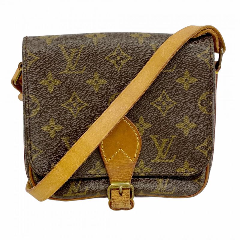 Louis Vuitton Shoulder Bag Monogram Mini Cartier M51254 Brown Ladies